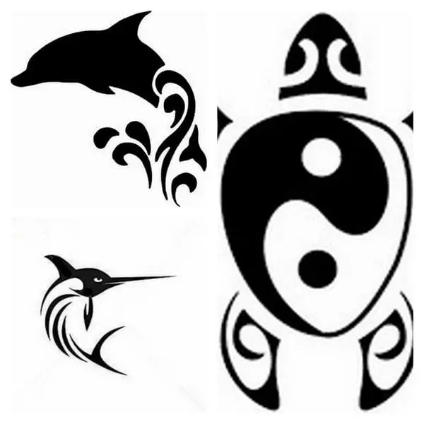 décor animaux marins