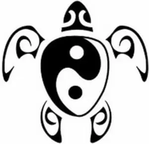 tortue yin et yang