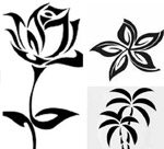 motifs plantes