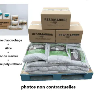 pack de 135 m2 moquette de pierre